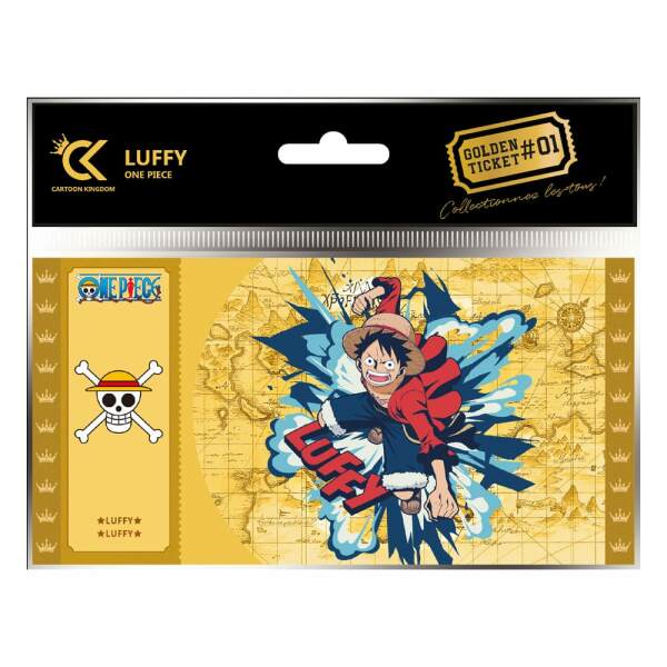 One Piece Golden Ticket 01 Luffy Caja 10