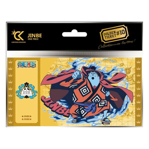 One Piece Golden Ticket 10 Jinbe Caja 10