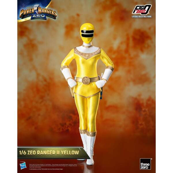 Power Rangers Zeo Figura Figzero 1 6 Ranger Ii Yellow 30 Cm