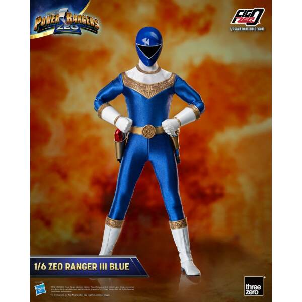 Power Rangers Zeo Figura Figzero 1 6 Ranger Iii Blue 30 Cm