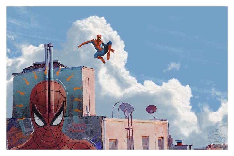 Spider-Man Litografia Peter Parker 41 x 61 cm – sin marco
