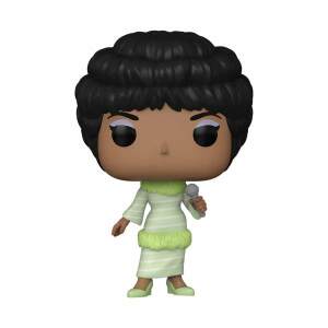 Aretha Franklin Pop Rocks Vinyl Figura Green Dress 9 Cm