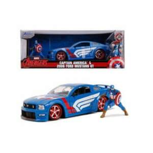 Avengers Vehiculo 1 24 2006 Ford Mustang Gt Captain America