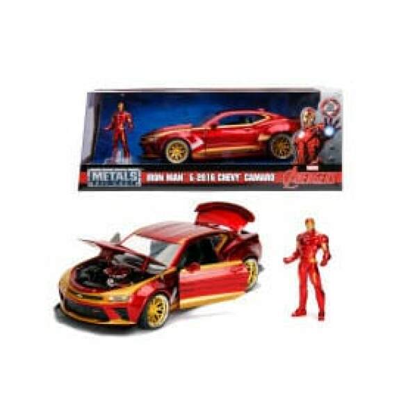 Avengers Vehiculo 1 24 2016 Chevy Camaro Ss Iron Man