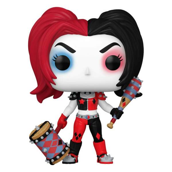 Dc Comics Harley Quinn Takeover Figura Pop Heroes Vinyl Harley With Weapons 9 Cm