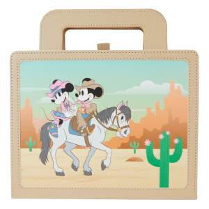 Disney By Loungefly Libreta Western Mickey And Minnie Lunchbox
