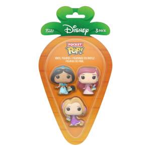Disney Pack De 3 Figuras Pocket Pop Vinyl Disney Princess R A J 4 Cm