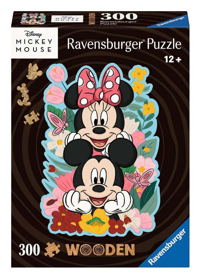 Disney Puzzle De Madera Wooden Mickey Minnie 300 Piezas