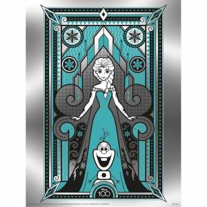 Disney Set De 3 Posteres Metallic Print Elsa 30 X 40 Cm 3
