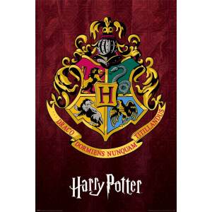 Harry Potter Set De 4 Posteres Colourful Crest Hogwarts 61 X 91 Cm 4