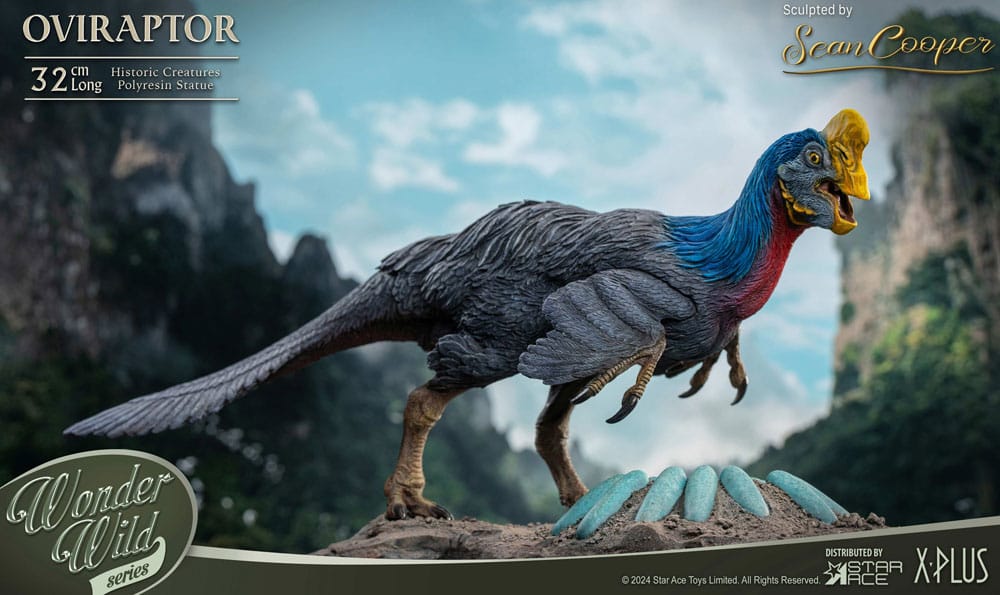 Historic Creatures The Wonder Wild Series Estatua Oviraptor 32 cm