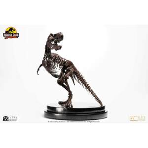Jurassic Park Ecc Elite Creature Line Estatua 1 24rotunda T Rex Skeleton Bronze 27 Cm