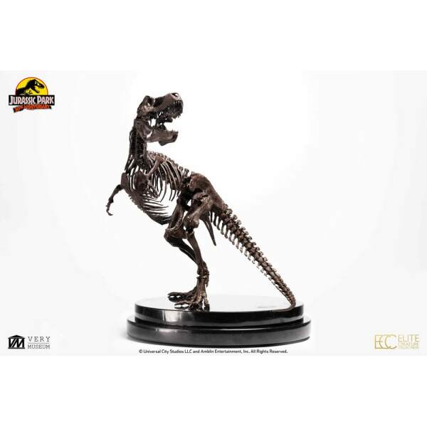 Jurassic Park Ecc Elite Creature Line Estatua 1 24rotunda T Rex Skeleton Bronze 27 Cm