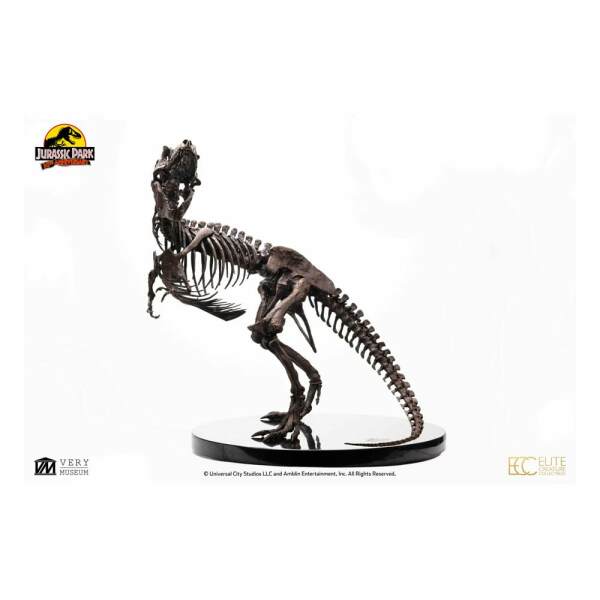 Jurassic Park Ecc Elite Creature Line Estatua 1 8 Rotunda T Rex Skeleton Bronze 58 Cm