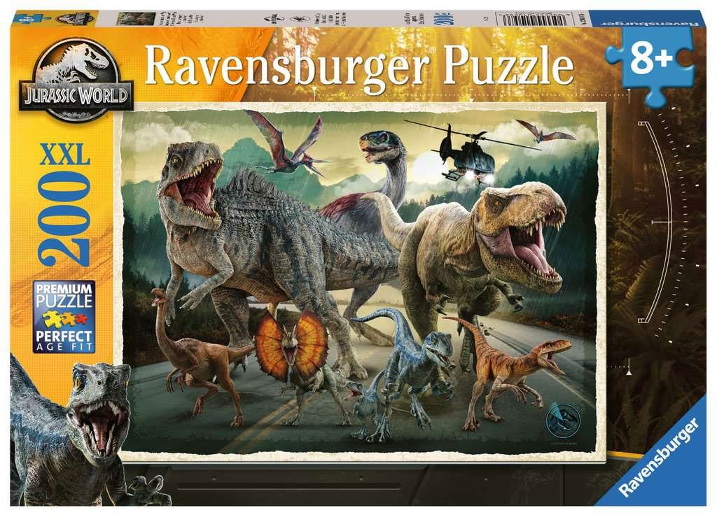 Jurassic World Puzzle para niños XXL Life Finds A Way (200 piezas)