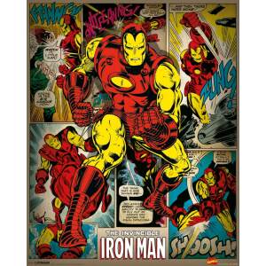 Marvel Comics Set De 4 Posteres Iron Man Retro 40 X 50 Cm 4