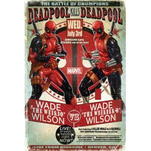 Marvel Set De 4 Posteres Deadpool Wade Vs Wade 61 X 91 Cm 4