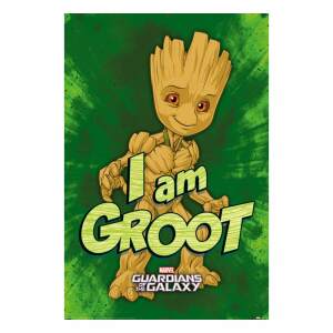 Marvel Set De 4 Posteres Guardians Of The Galaxy I Am Groot 61 X 91 Cm 4