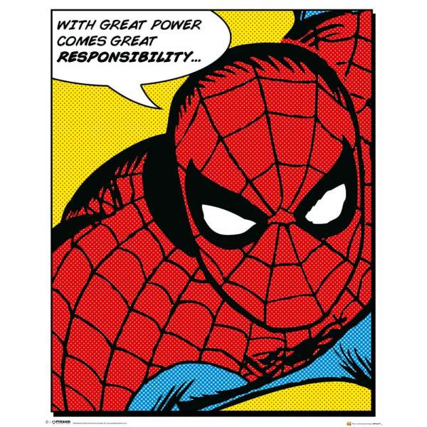 Marvel Set De 4 Posteres Spider Man Quote 40 X 50 Cm 4