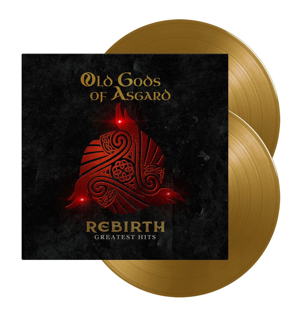 Old Gods of Asgard – Rebirth (Greatest Hits) Vinilo 2xLP (oro)