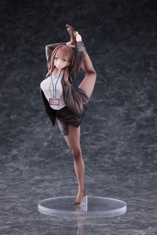 Original Character Estatua PVC 1/4 OL-chan Who Doesn't Want to Go to Work White Ver. Deluxe Edition 26 cm