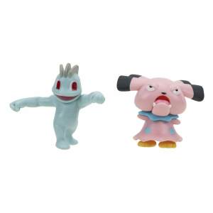 Pokemon Pack De 2 Figuras Battle Figure Set Machop Snubbull