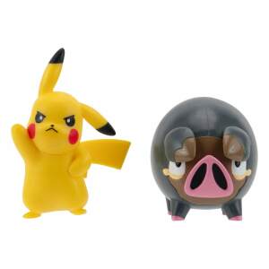 Pokemon Pack De 2 Figuras Battle Figure Set Pikachu 5 Lechonk 5 Cm