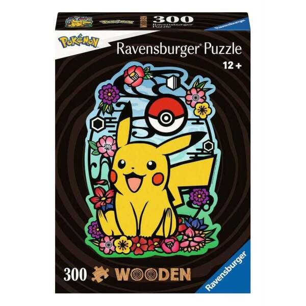 Pokemon Puzzle De Madera Wooden Pikachu 300 Piezas