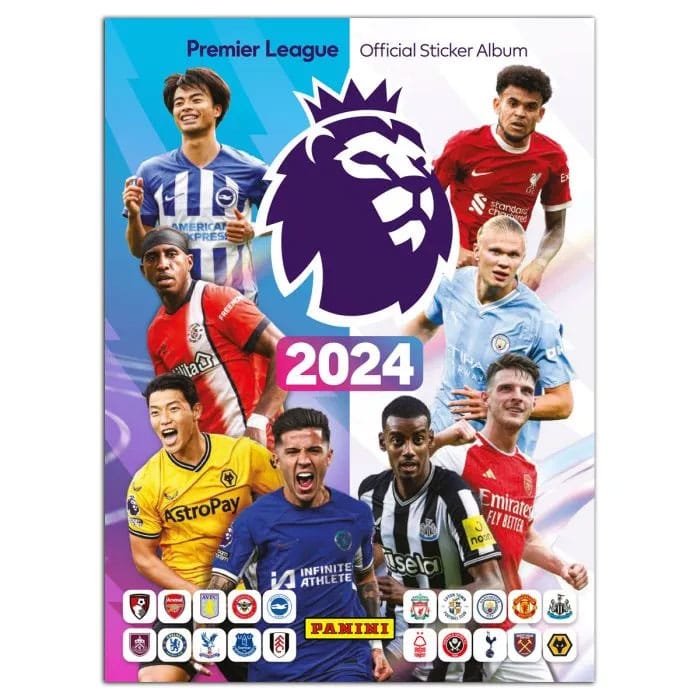 Premier League Official Sticker Collection 2024 Álbum para Cromos *Edición inglesa*