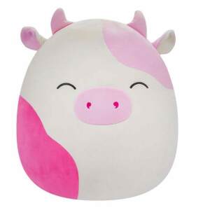 Squishmallows Peluche Pink Spotted Cow With Closed Eyes Caedyn 40 Cm