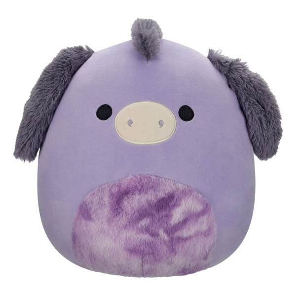 Squishmallows Peluche Purple Donkey With Tie Dye Belly Deacon 30 Cm