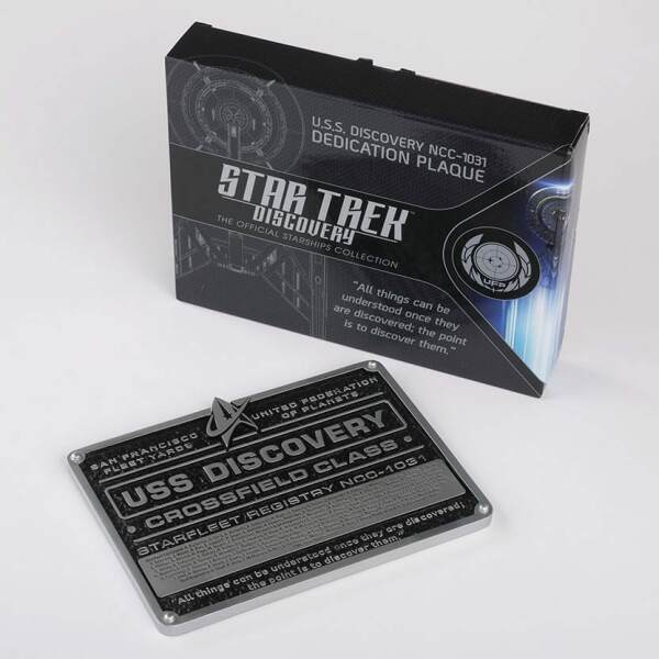 Star Trek Discovery Mini Replica Diecast Discovery Plaque