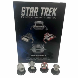 Star Trek Starship Mini Replica Diecast Shuttle Set 4