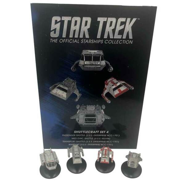 Star Trek Starship Mini Replica Diecast Shuttle Set 4