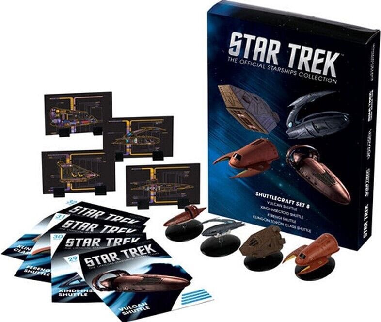 Star Trek Starship Mini Replica Diecast Shuttle Set 8