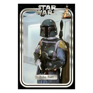 Star Wars Set De 4 Posteres Boba Fett Retro Packaging 61 X 91 Cm 4