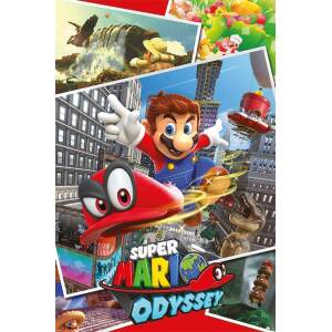Super Mario Odyssey Set De 4 Posteres Collage 61 X 91 Cm 4