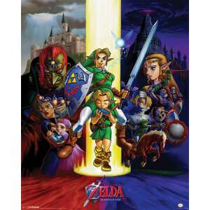 The Legend Of Zelda Set De 4 Posteres Ocarina Of Time 40 X 50 Cm 4
