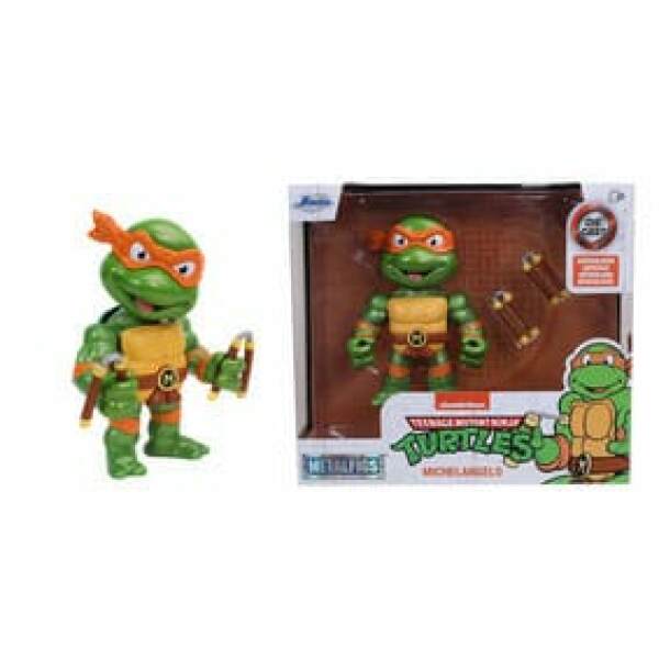 Tortugas Ninja Figura Diecast Michelangelo 10 Cm