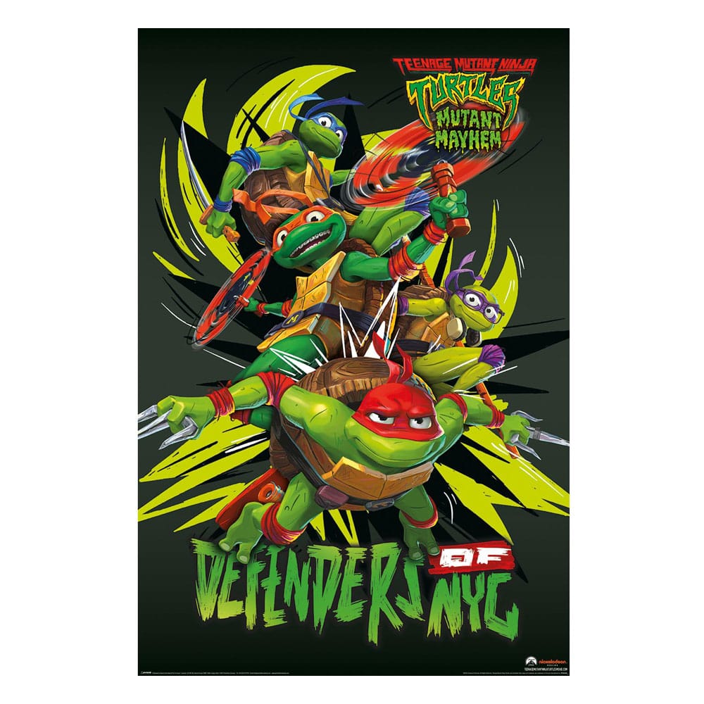 Tortugas Ninja Set de 4 Pósteres Mutant Mayhem Defenders of NYC 61 x 91 cm (4)