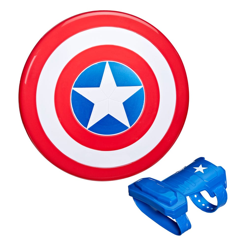 Avengers Replica Juego De Rol Escudo Y Guante Magneticos Del Captain America