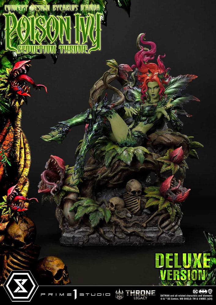 Dc Comics Estatua 1 4 Throne Legacy Collection Batman Poison Ivy Seduction Throne Deluxe Version 55 Cm