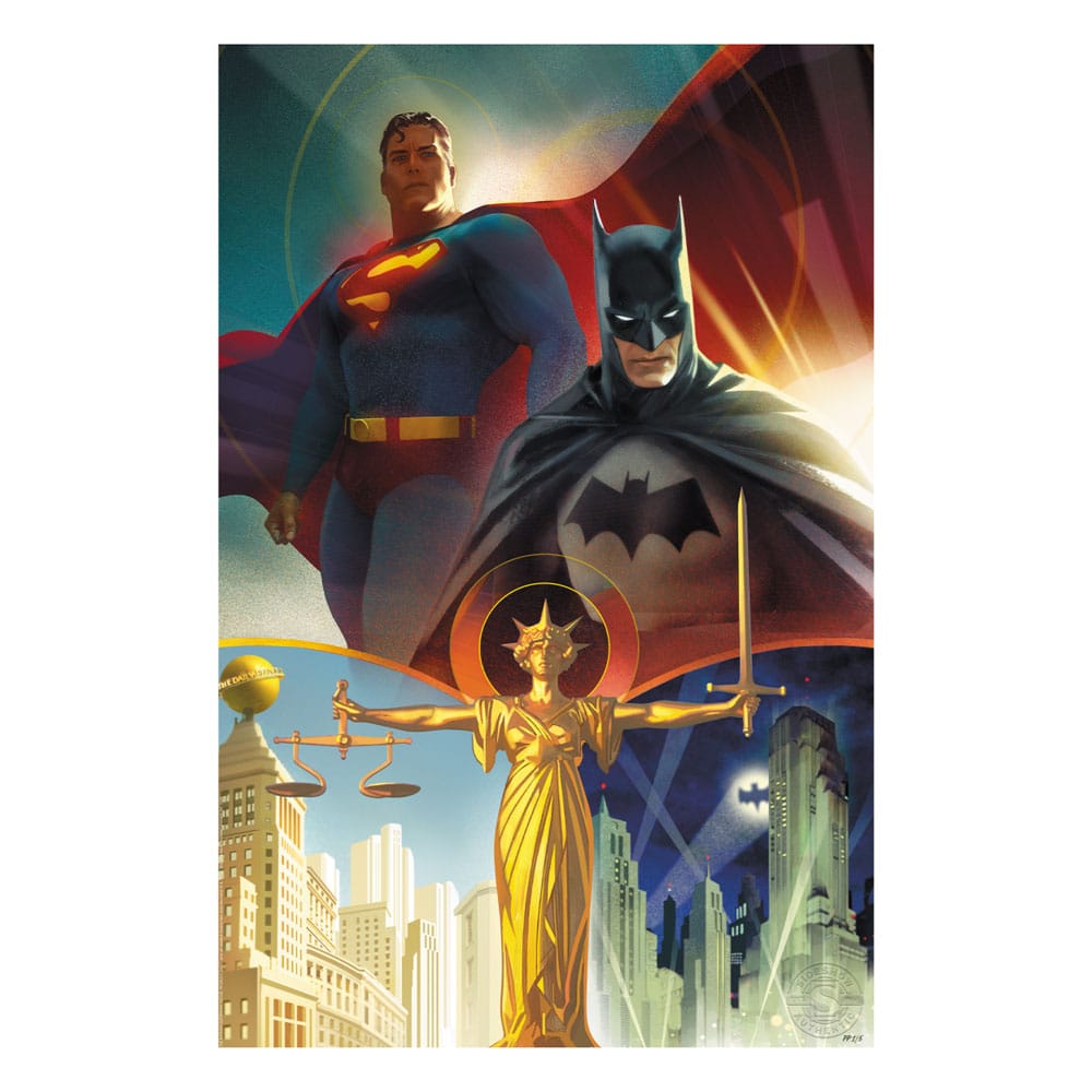 DC Comics Litografia Batman & Superman: World’s Finest 41 x 61 cm – sin marco