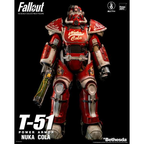 Fallout Figura 1 6 T 51 Nuka Cola Power Armor 37 Cm