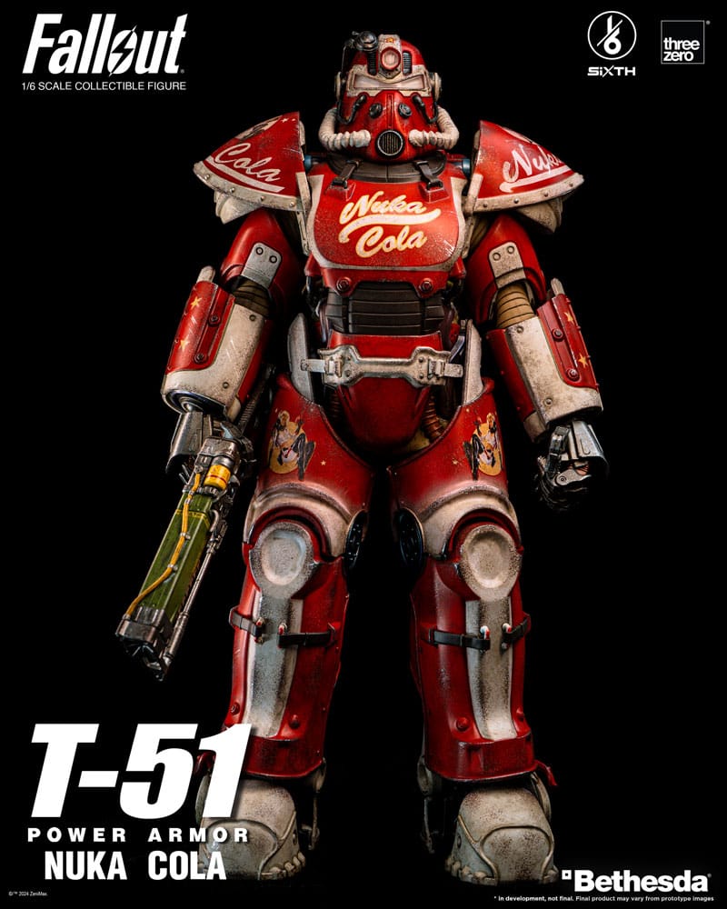 Fallout Figura 1 6 T 51 Nuka Cola Power Armor 37 Cm