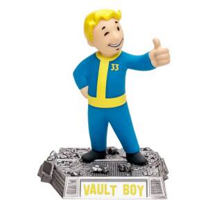 Fallout Figura Movie Maniacs Vault Boy Gold Label 15 Cm