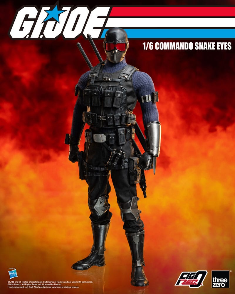 Gi Joe Figura Figzero 1 6 Commando Snake Eyes 30 Cm