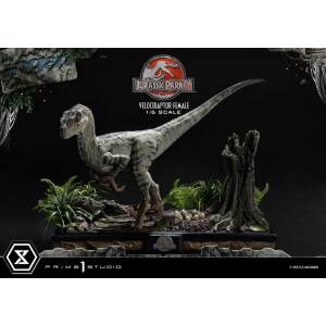Jurassic Park Iii Estatua Legacy Museum Collection 1 6 Velociraptor Female 44 Cm