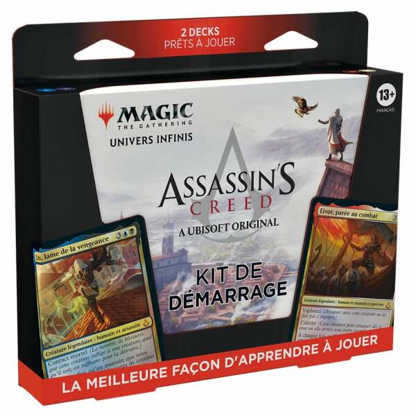 Magic the Gathering Univers infinis : Assassin's Creed Caja de Kits de inicio de 2024 (12) francés