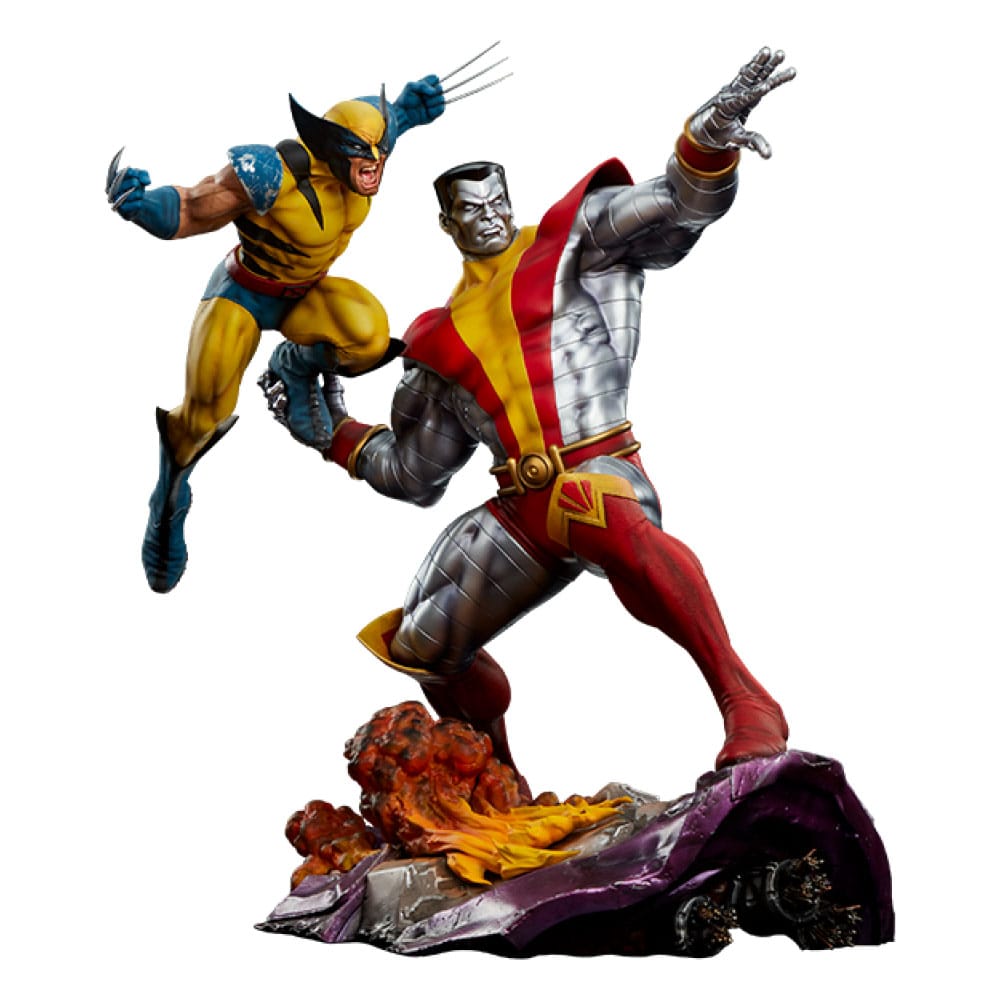 Marvel Estatua Premium Format Fastball Special: Colossus and Wolverine 61 cm